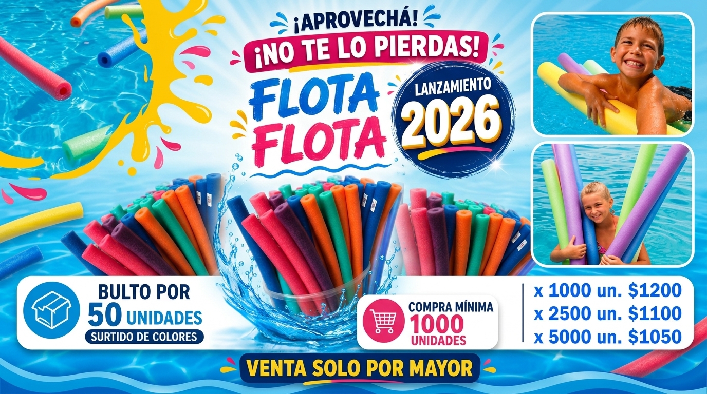 Flota Flota - Lanzamiento 2026, fideos de pileta